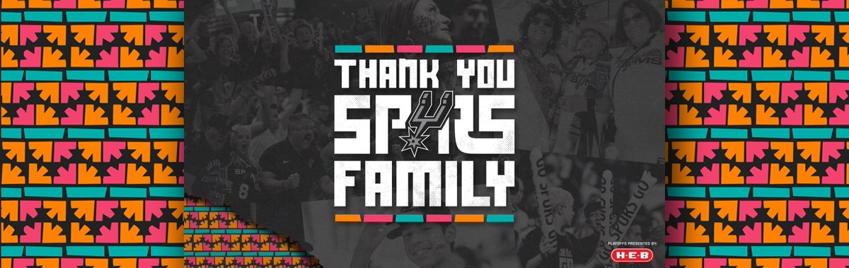 San Antonio Spurs 2018/19 Playoff Graphics by Brand Engagement Creative Director Justin Winget and Designer Owen Lindsey