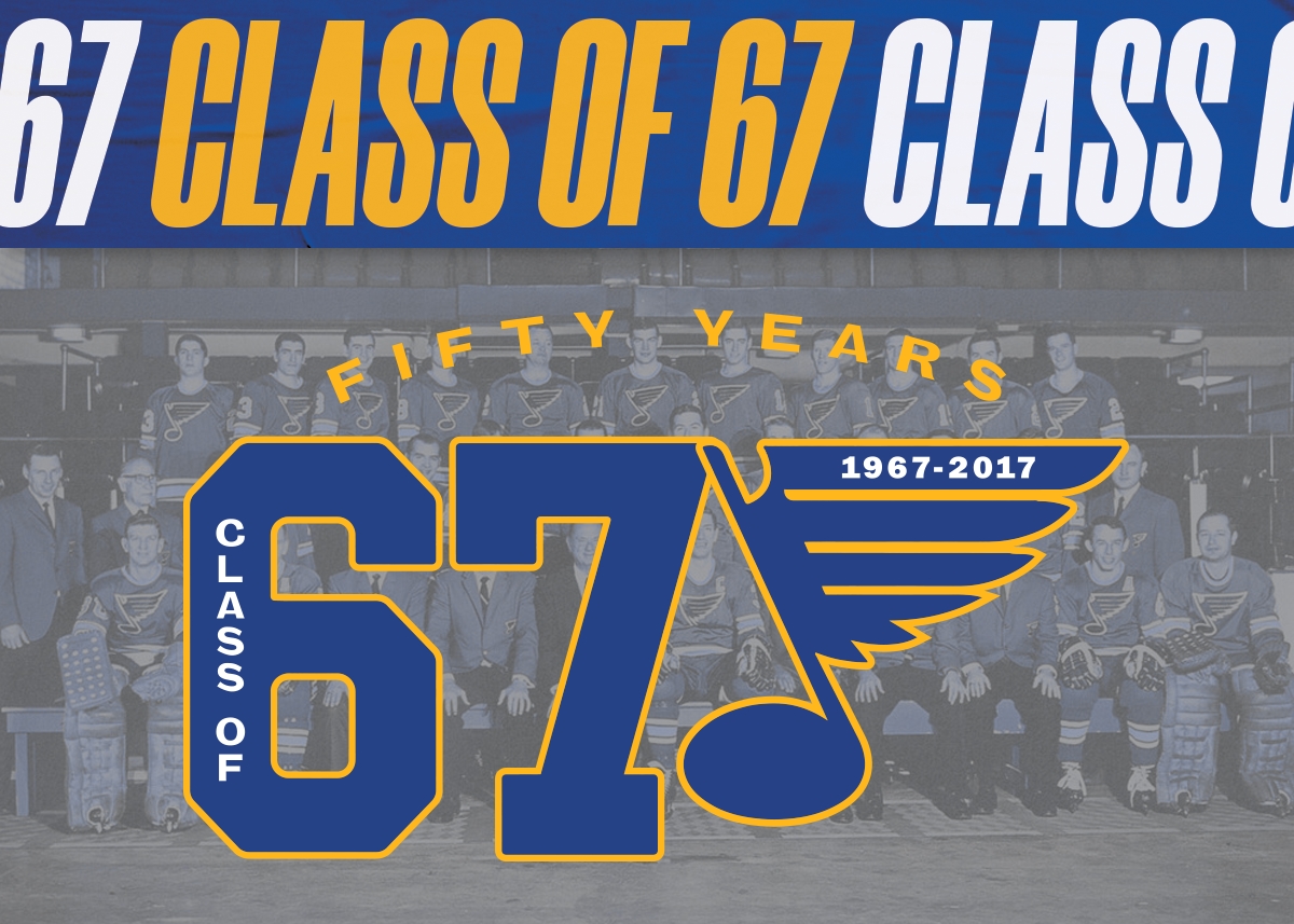St. Louis Blues Class of 67 50th anniversary capsule collection