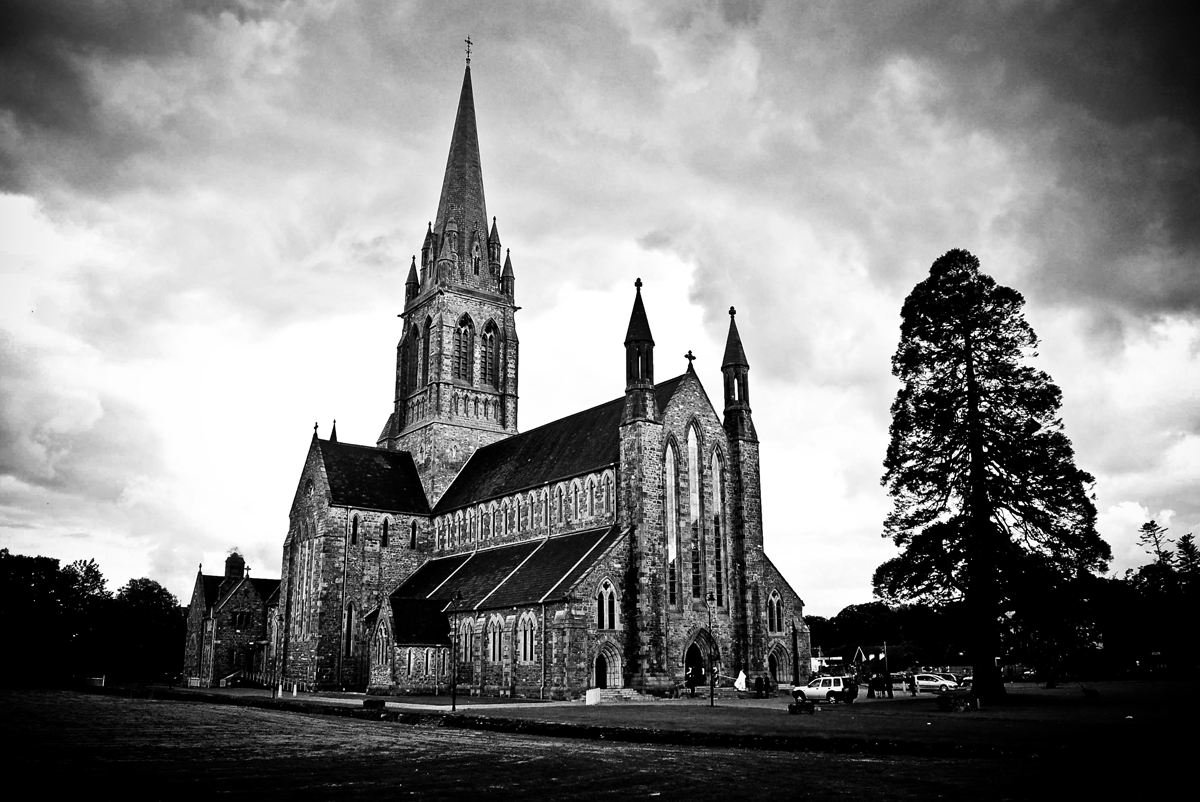 Catholic Church in Killarney, Ireland - photographed by Justin Winget