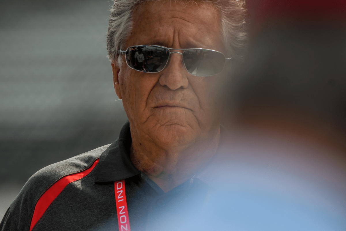 photo of IndyCar Driver Mario Andretti at Mid-Ohio Sports Car Course by Justin Winget