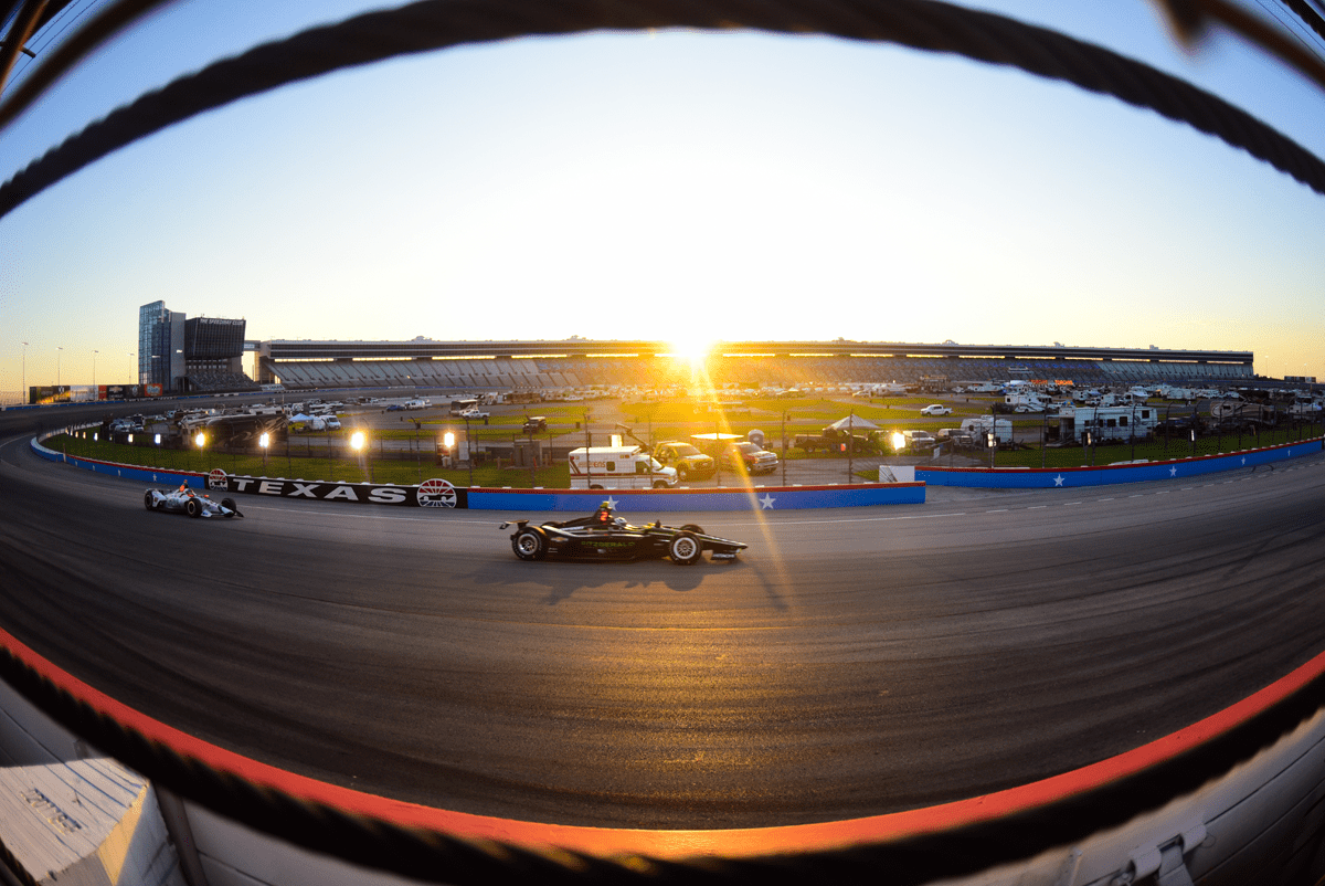 photo of IndyCar driver Josef Newgarden at Texas Motor Speedway by Justin Winget