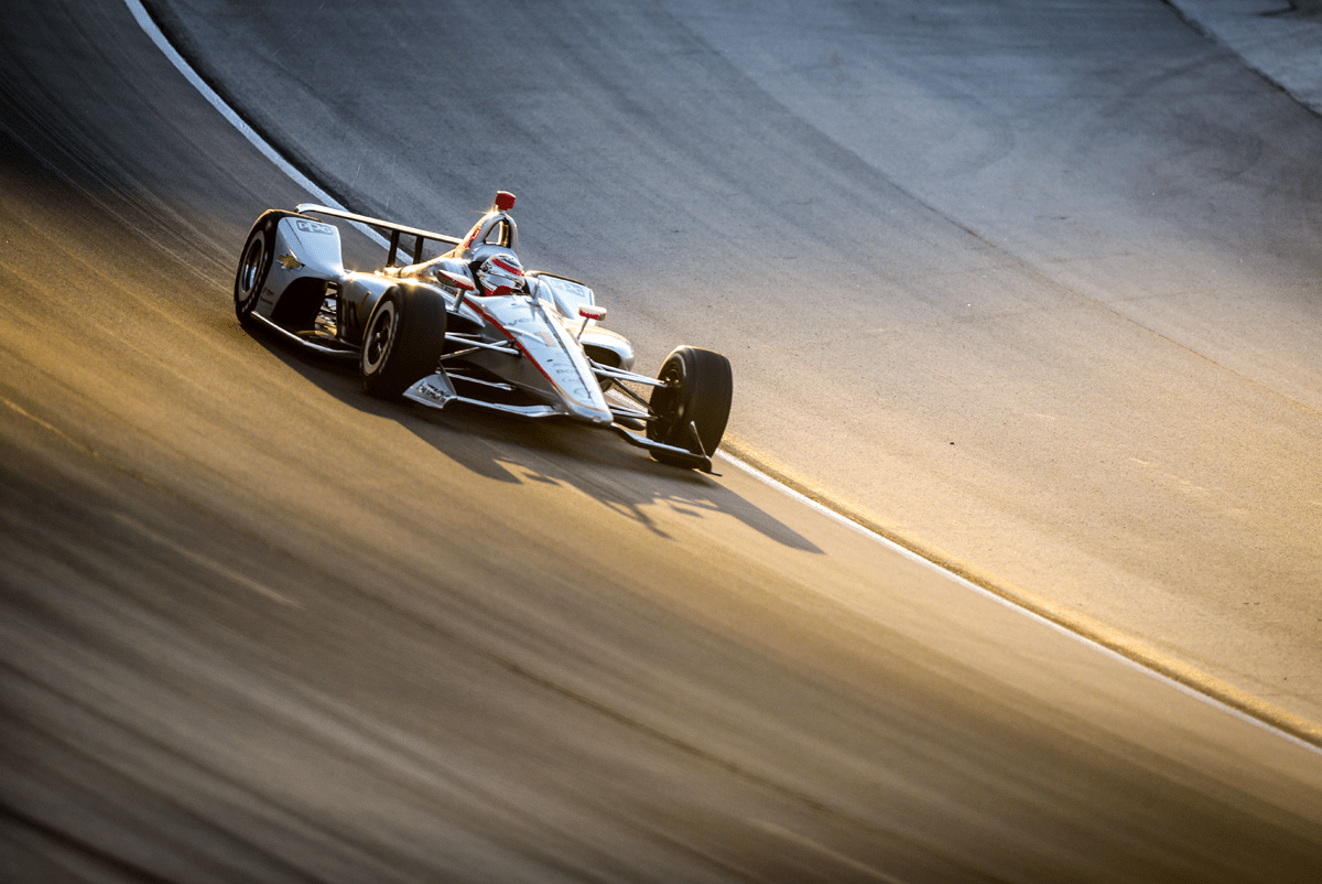 photo of IndyCar driver Will Power at The Texas Motor Speedway by Justin Winget