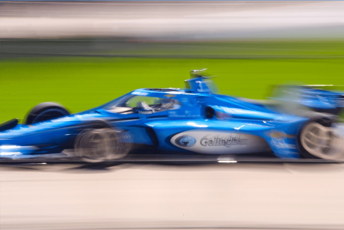 photo of IndyCar driver Scott McLaughlin at The Detroit Grand Prix by Justin Winget